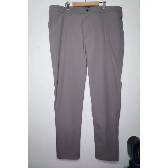 UNTUCKit Traveler Tech Pants 38x32 Gray Slim Fit Gorpcore Athleisure